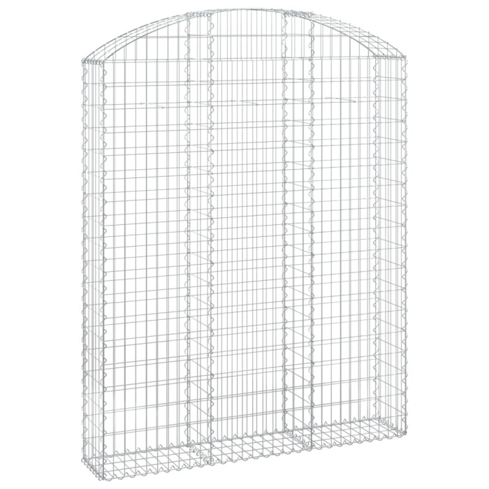 Obokana gabonska košara 150x30x180/200 cm pocinkano železo